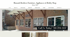 Desktop Screenshot of hannahbrothersfurniture.com